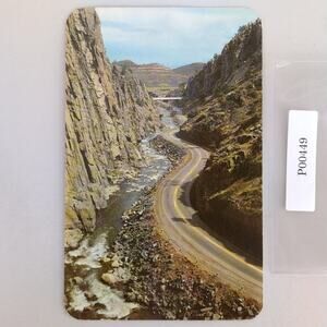 Big Thompson Canon Highway US 34 Colorado 1950s Postcard Rocky Mountains